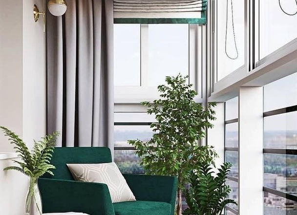Как красиво обустроить маленькую лоджию? 8 идей от дизайнеров